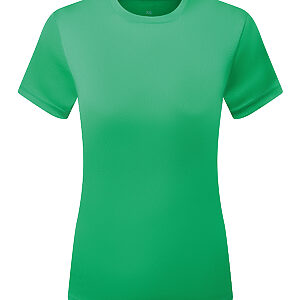 Women’s TriDri® Ion-Charge recycled textured tee - Bright Kelly, XS