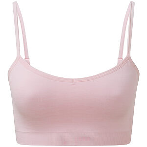 Women's TriDri® recycled seamless 3D fit multi-sport flex bra - Light Pink Melange, XS