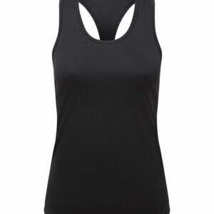 Women’s TriDri® recycled performance slim racerback vest - Black, XS