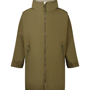 TriDri® All-seasons waterproof changing robe - Olive/Natural, S/M