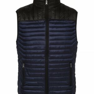 Domain two-tone gilet - Navy/Black, XS