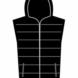 Latitude hooded bodywarmer - Black, S