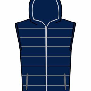 Latitude hooded bodywarmer - Navy, S