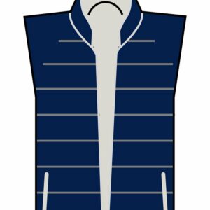 Traverse padded gilet - Navy/Light Grey, S