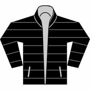 Traverse padded jacket - Black/Light Grey, S