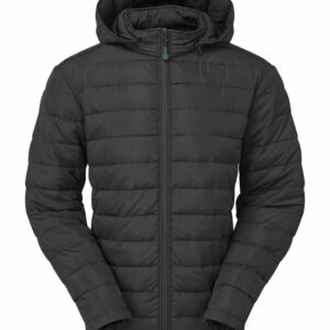 Delmont recycled padded jacket - Black, S