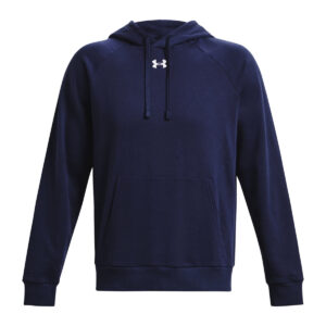UA Rival fleece hoodie - Midnight Navy/White, S