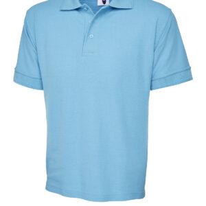 Heavyweight Poloshirt - Sky, XS