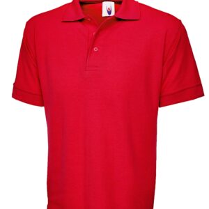Uc104 Rd H 2 Scaled Ultimate Cotton Poloshirt – Red, XS