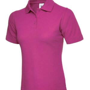 Ladies Classic Poloshirt - Hot Pink, XS