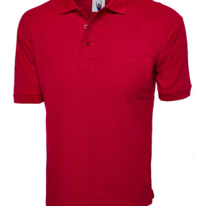 Classic Cotton Poloshirt - Red, XS