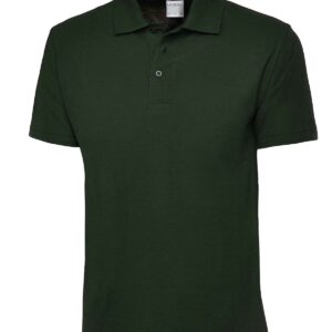 Mens Active Cotton Poloshirt - Bottle* Green, XS