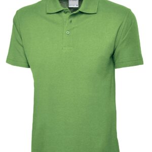 Mens Active Cotton Poloshirt - Lime, XS