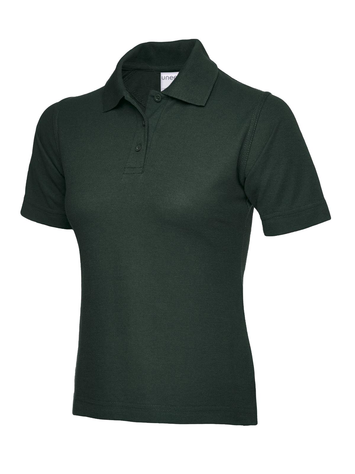 Ladies Active Cotton Poloshirt - Image 2