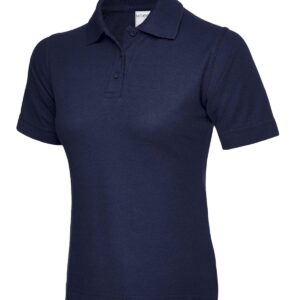 Ladies Active Cotton Poloshirt - French Navy, XS