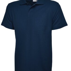 Childrens Active Cotton Poloshirt - French Navy, 3/4 Yrs