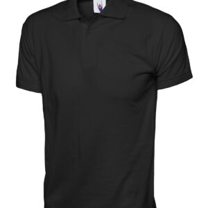 Jersey Poloshirt - Black, XS