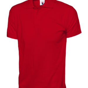 Jersey Poloshirt - Red, XS