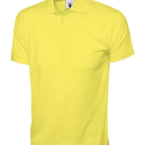 Jersey Poloshirt - Yellow, XS