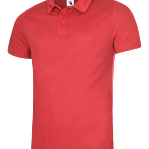 Mens Ultra Cool Poloshirt - Red, XS