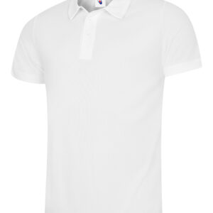 Mens Ultra Cool Poloshirt - White, XS
