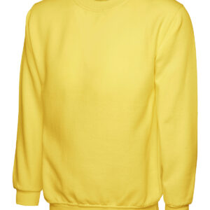 Childrens Classic Sweatshirt - Yellow, 2 Yrs