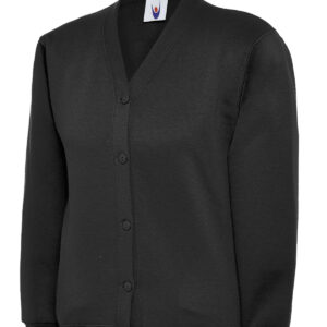 Childrens Classic Cardigan - Black, 2 Yrs