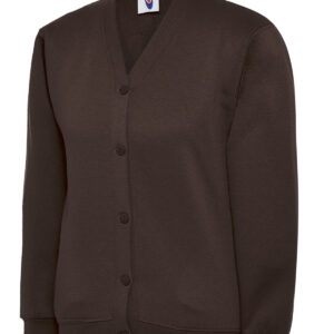 Childrens Classic Cardigan - Brown, 2 Yrs