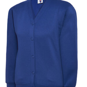 Childrens Classic Cardigan - Royal, 2 Yrs