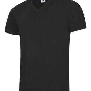 Classic V Neck T-shirt - Black, XS