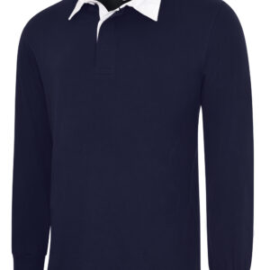 Classic Rugby Shirt - Navy, XS