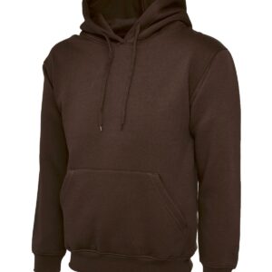 Classic Hooded Sweatshirt - Brown, XS