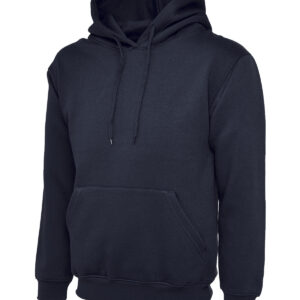 Classic Hooded Sweatshirt - Navy, XS
