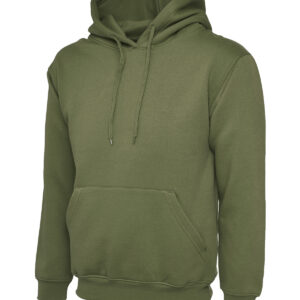 Classic Hooded Sweatshirt - Olive, XS