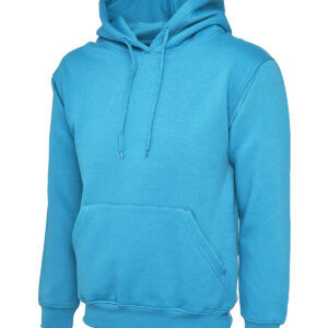 Classic Hooded Sweatshirt - Sapphire Blue, XS