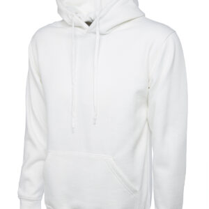 Classic Hooded Sweatshirt - White, XS