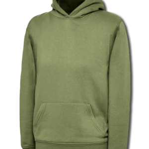 Childrens Classic Hooded Sweatshirt - Military Green, 2 Yrs