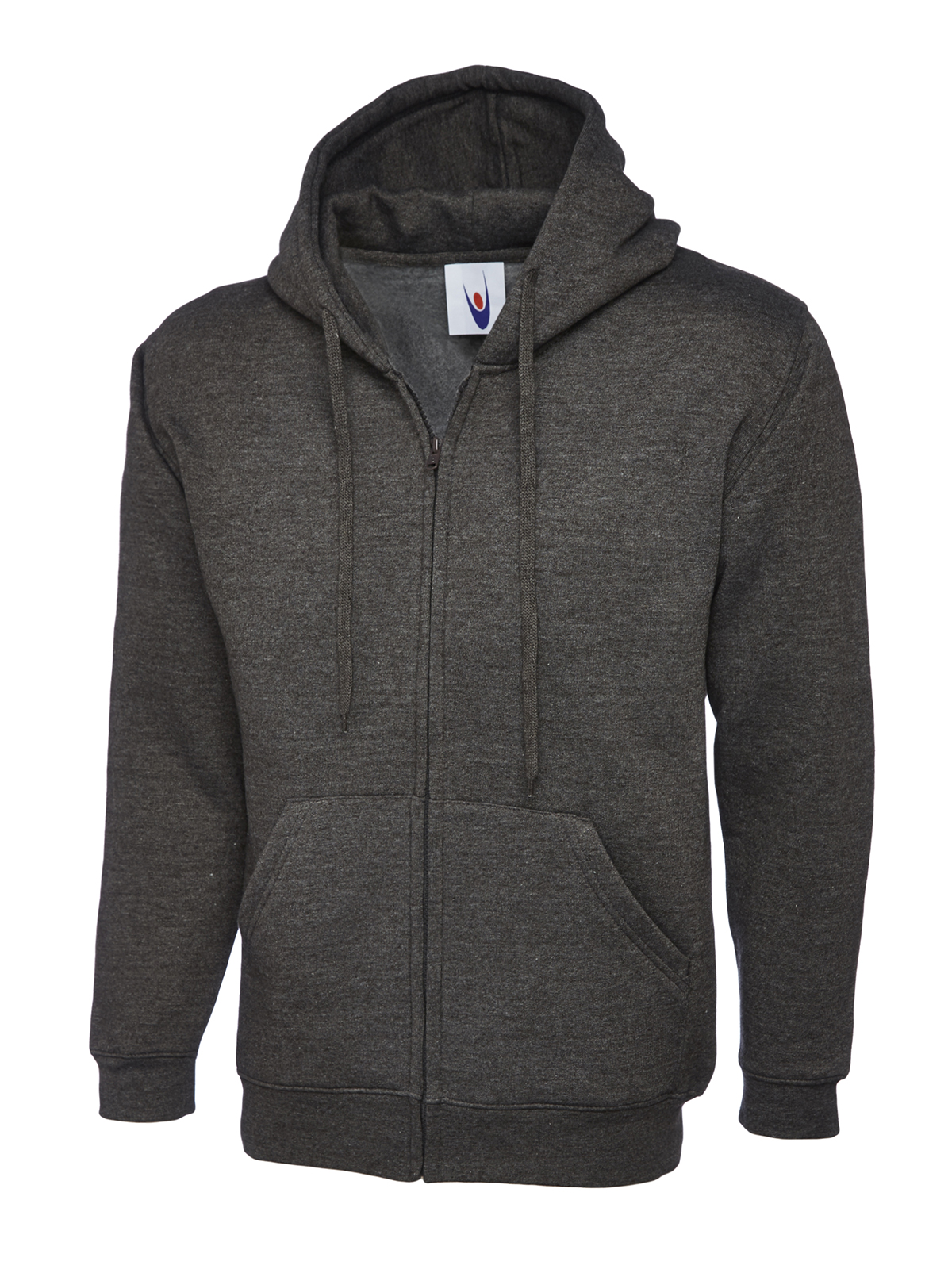 Adults Classic Full Zip Hooded Sweatshirt - Image 4