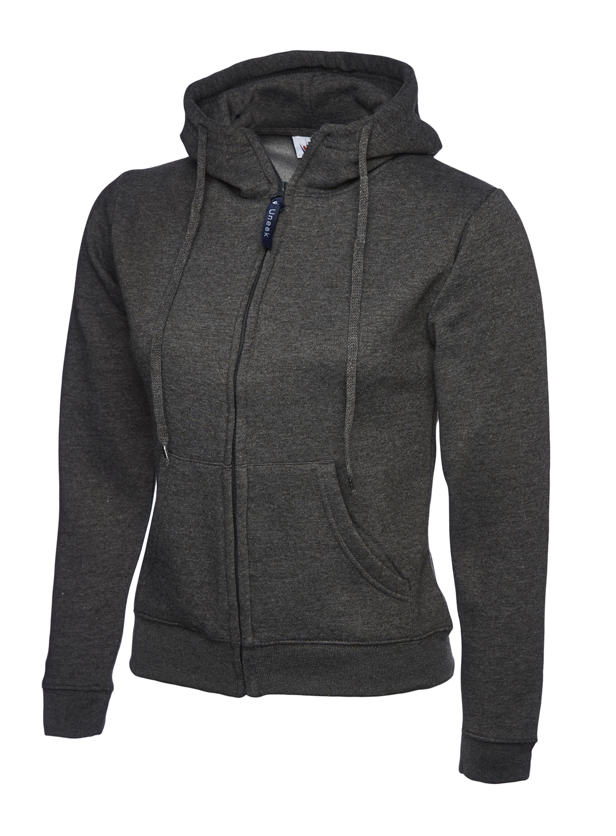 Ladies Classic Full Zip Hooded Sweatshirt - Image 2
