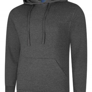 Deluxe Hooded Sweatshirt - Charcoal, XS