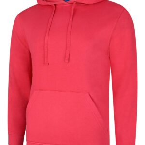 Deluxe Hooded Sweatshirt - Cranberry, XS