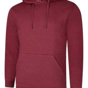 Deluxe Hooded Sweatshirt - Maroon, XS