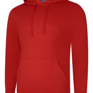 Deluxe Hooded Sweatshirt - Sizzling Red, XS