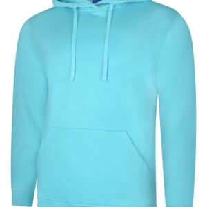 Deluxe Hooded Sweatshirt - Turquoise, XS