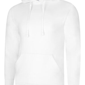 Deluxe Hooded Sweatshirt - White, XS