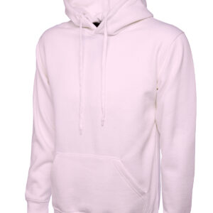 Ladies Deluxe Hooded Sweatshirt - Pink, XS