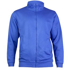 Deluxe Unisex Sweat Jacket - Royal, XS