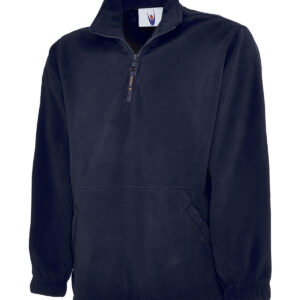 Classic 1/4 Zip Fleece Jacket - Navy, XS
