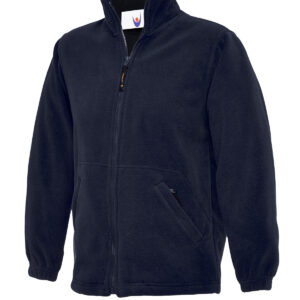 Childrens Classic Full Zip Fleece Jacket - Navy, 2 Yrs