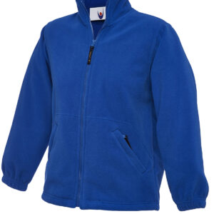 Childrens Classic Full Zip Fleece Jacket - Royal, 2 Yrs